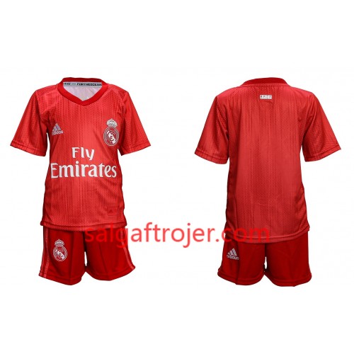 Real Madrid Fodboldtrøjer Børn 3. sæt 2018/19 Kort ærmer Real Madrid Fodboldtrøjer Børn 3. sæt 2018/19 Kort ærmer